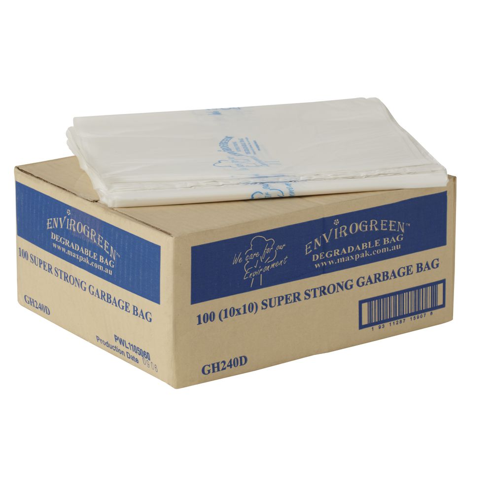 MaxValu Degradable Bin Liners 240L 100 Pack