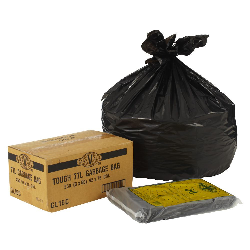 MaxValu Garbage Bag 77L 250 Pack