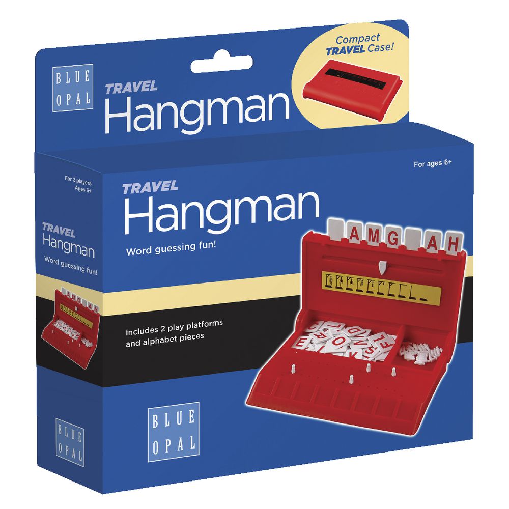 Blue Opal Hangman Travel Game