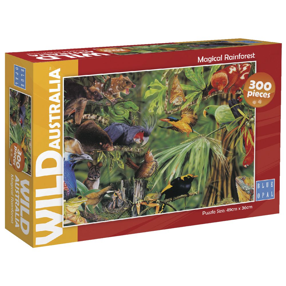 Blue Opal Wild Australia Rainforest Puzzle