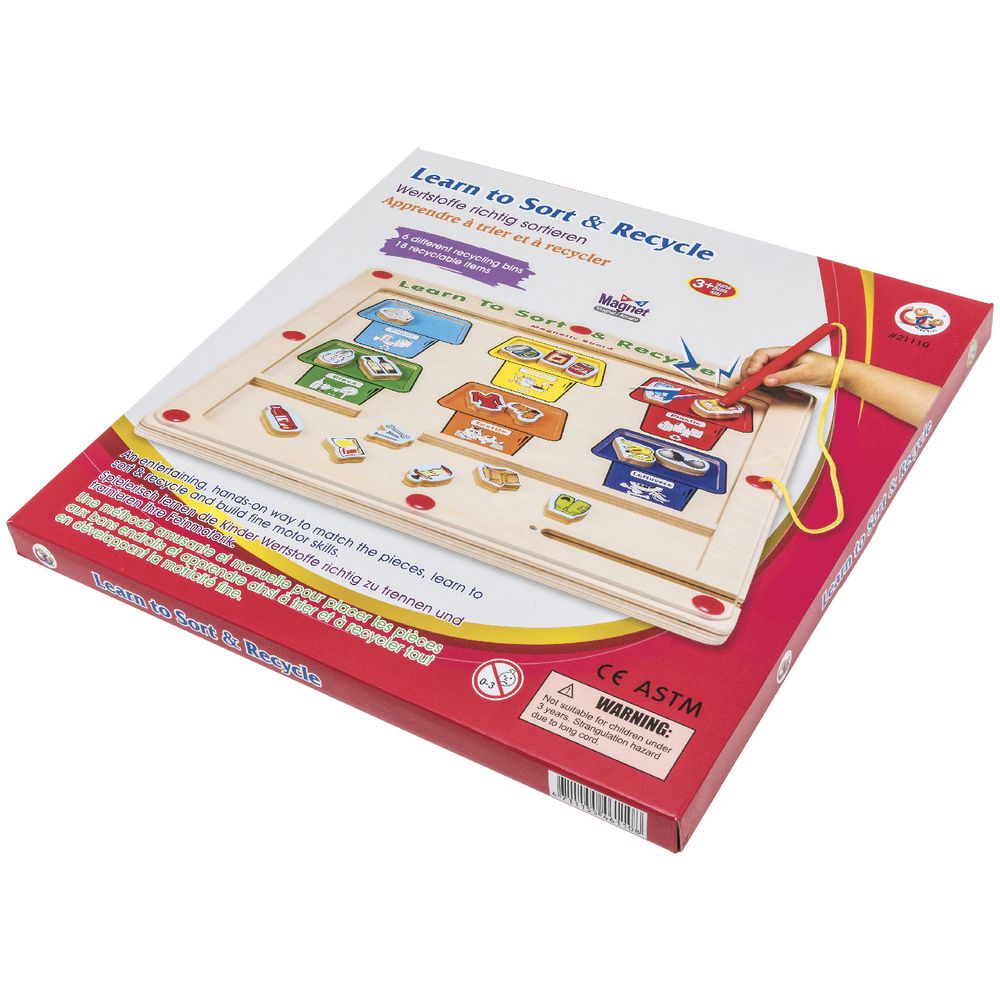 GoGo Toys Learn To Sort And Recycle Magnetic Game