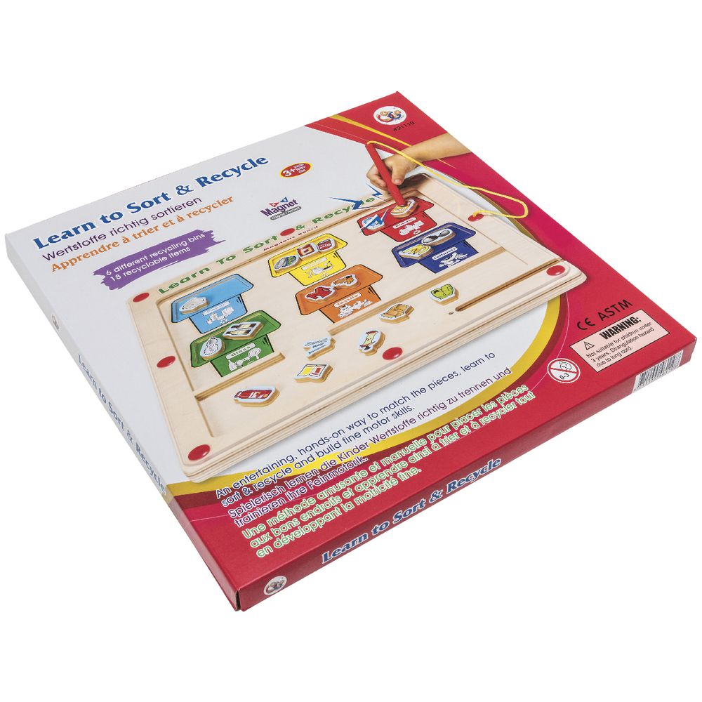 GoGo Toys Learn To Sort And Recycle Magnetic Game
