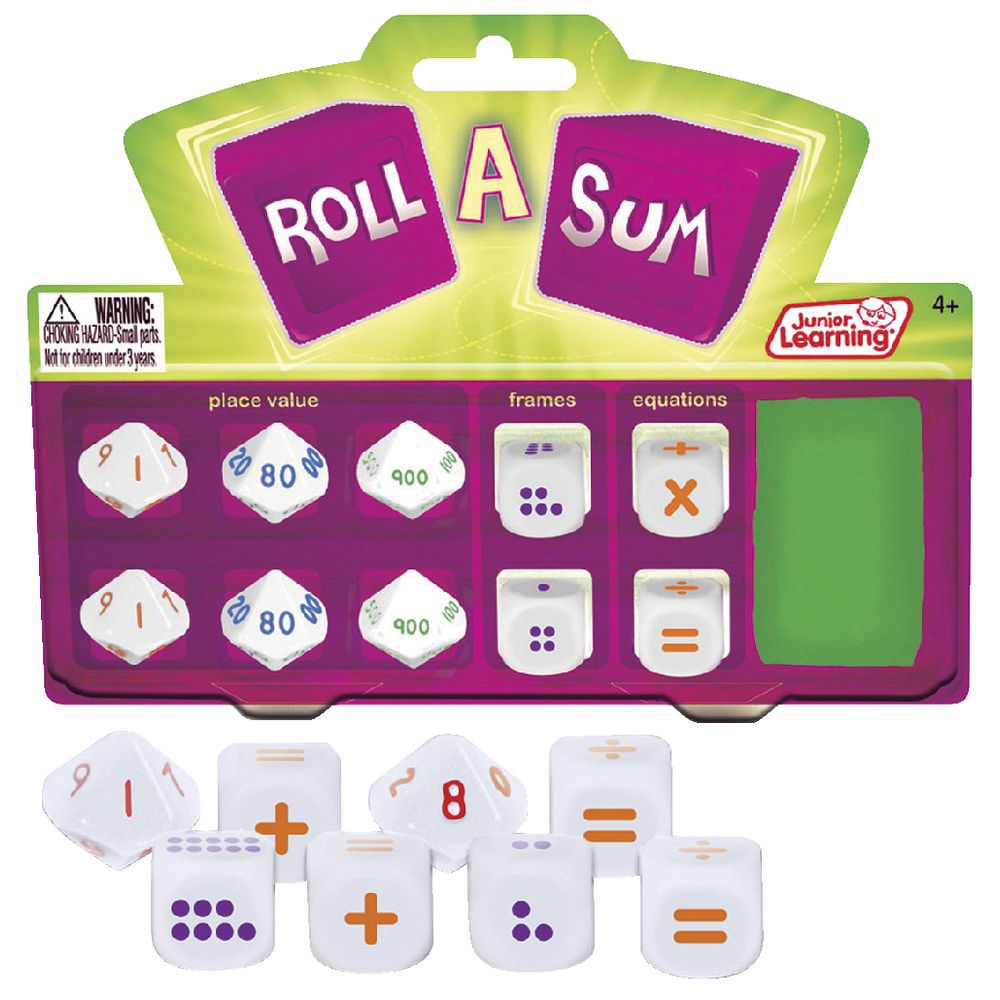 Junior Learning Roll A Sum Dice