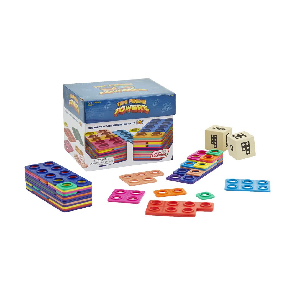 Junior Learning Ten Frame Towers Game