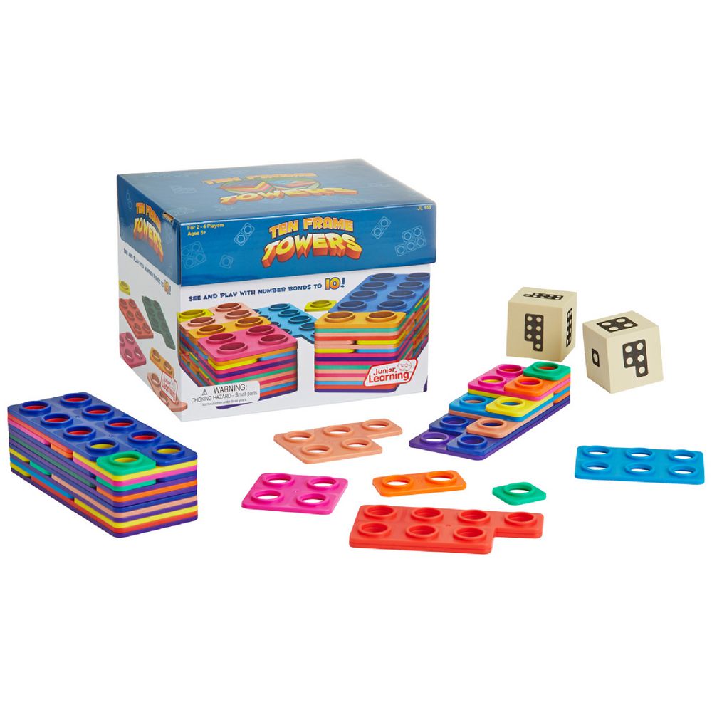 Junior Learning Ten Frame Towers Game
