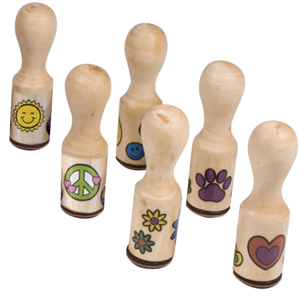 Melissa & Doug Deluxe Happy Handle Stamp Set