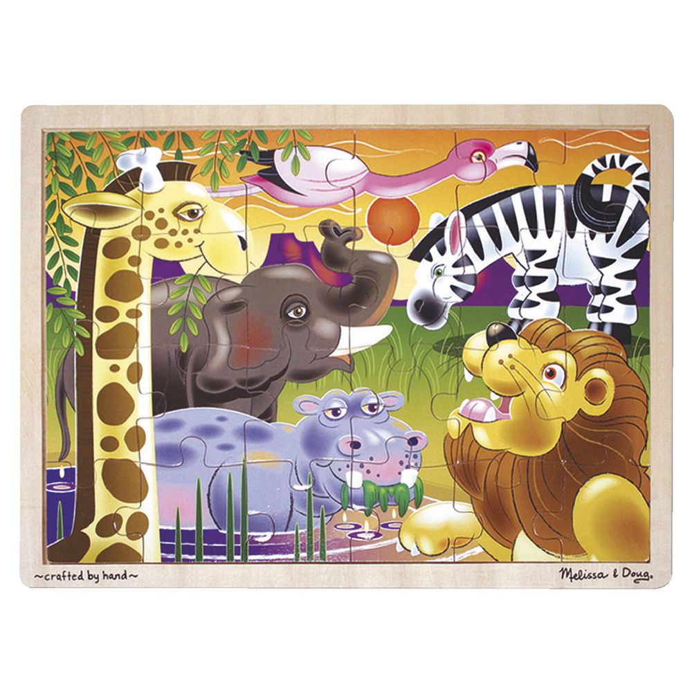 Melissa & Doug African Plains Wooden Jigsaw Puzzle