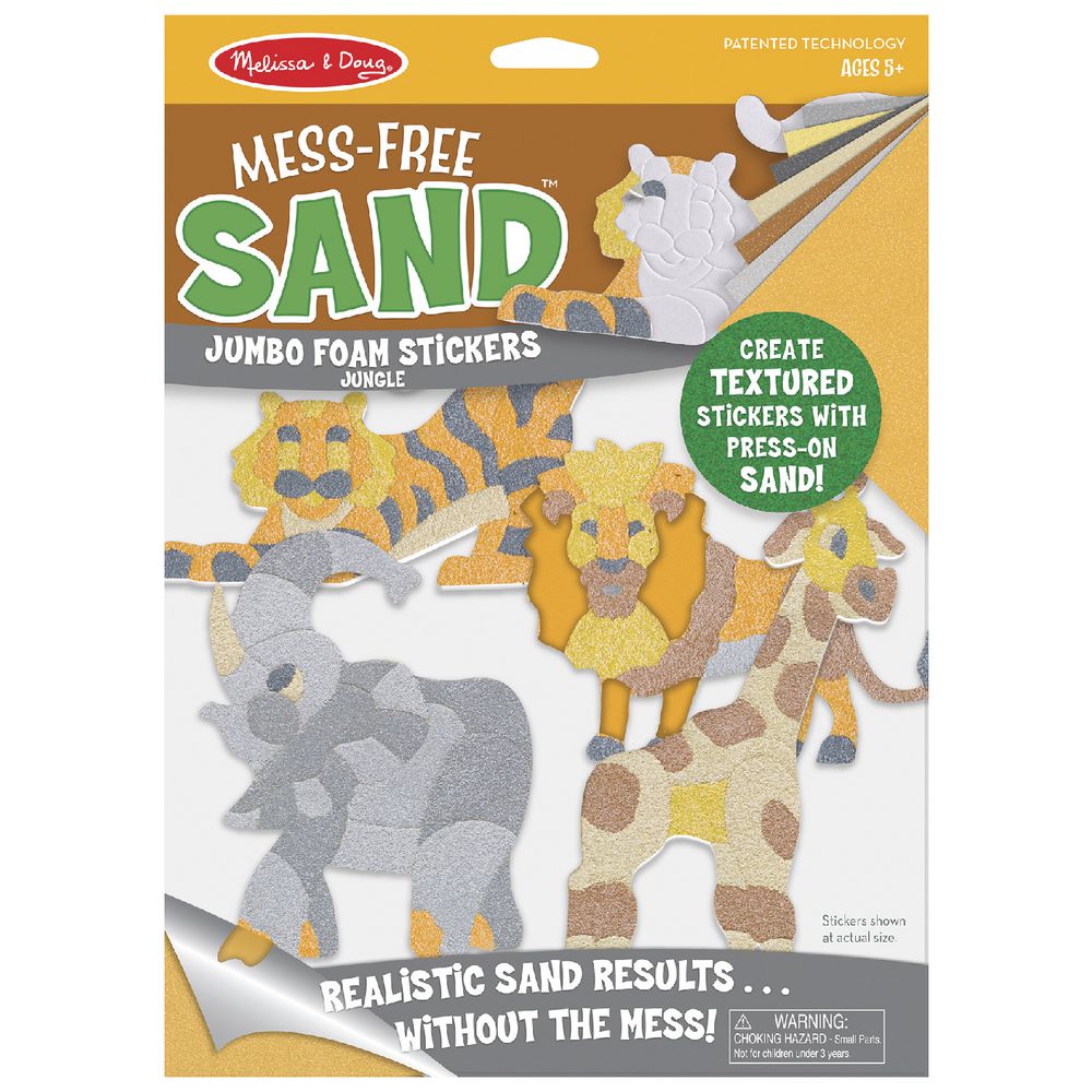 Melissa and Doug Foam Sand Stickers Jungle