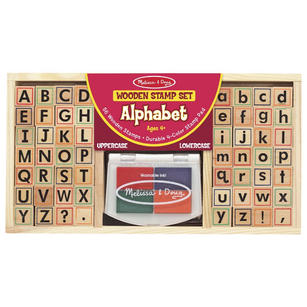 Melissa & Doug Alphabet Stamp Set