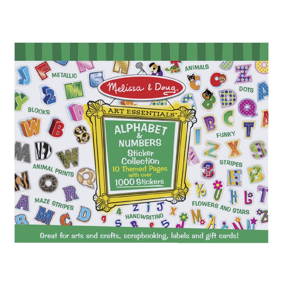 Melissa & Doug Alphabet and Numbers Sticker Collection