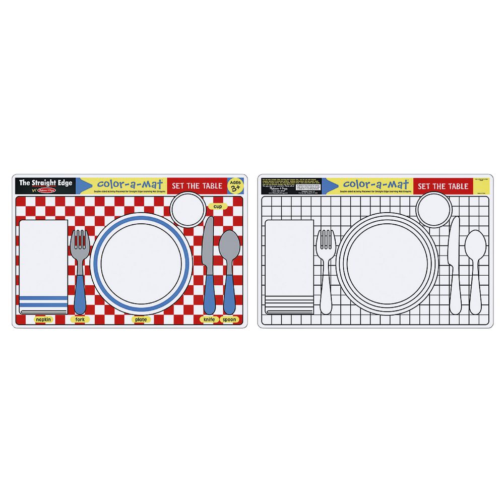 Melissa & Doug Colour-A-Mat Set the Table