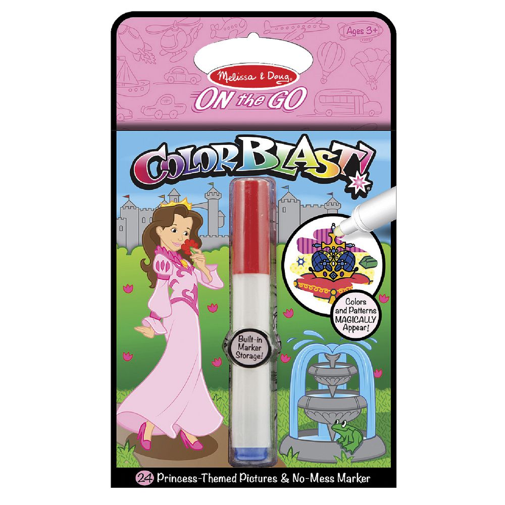 Melissa & Doug On the Go Colorblast Book Princess