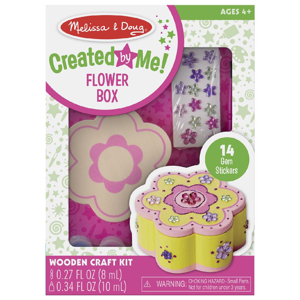Melissa & Doug Wooden Craft Kit Flower Box