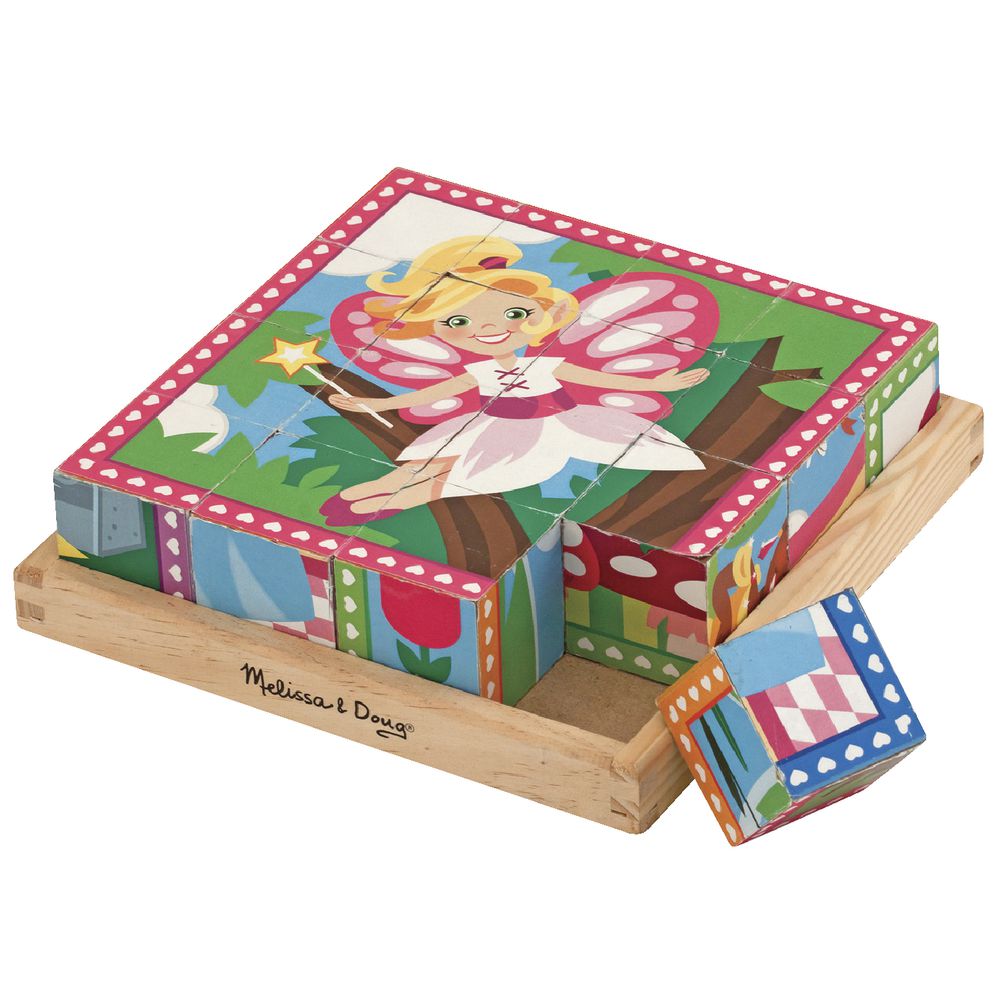 Melissa & Doug Cube Puzzle Princesses and Fairies