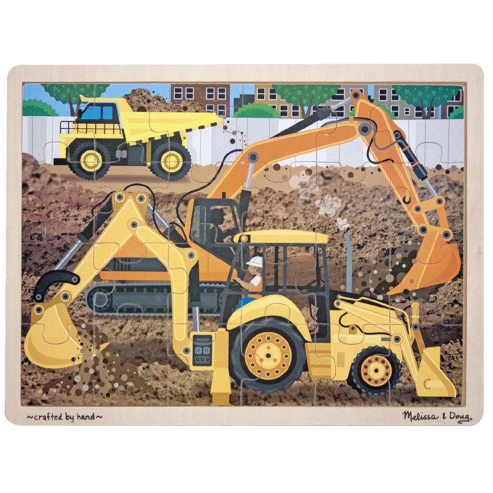 Melissa & Doug Diggers at Work Jigsaw Puzzle