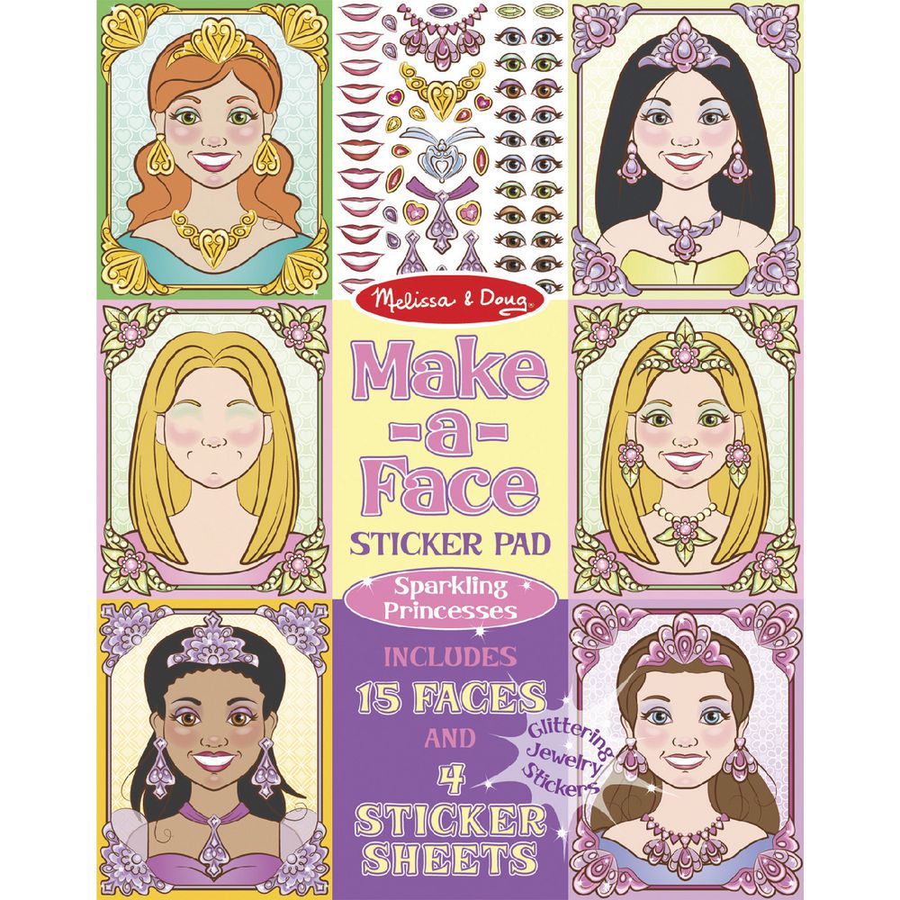 Melissa & Doug Make-a-Face Princesses