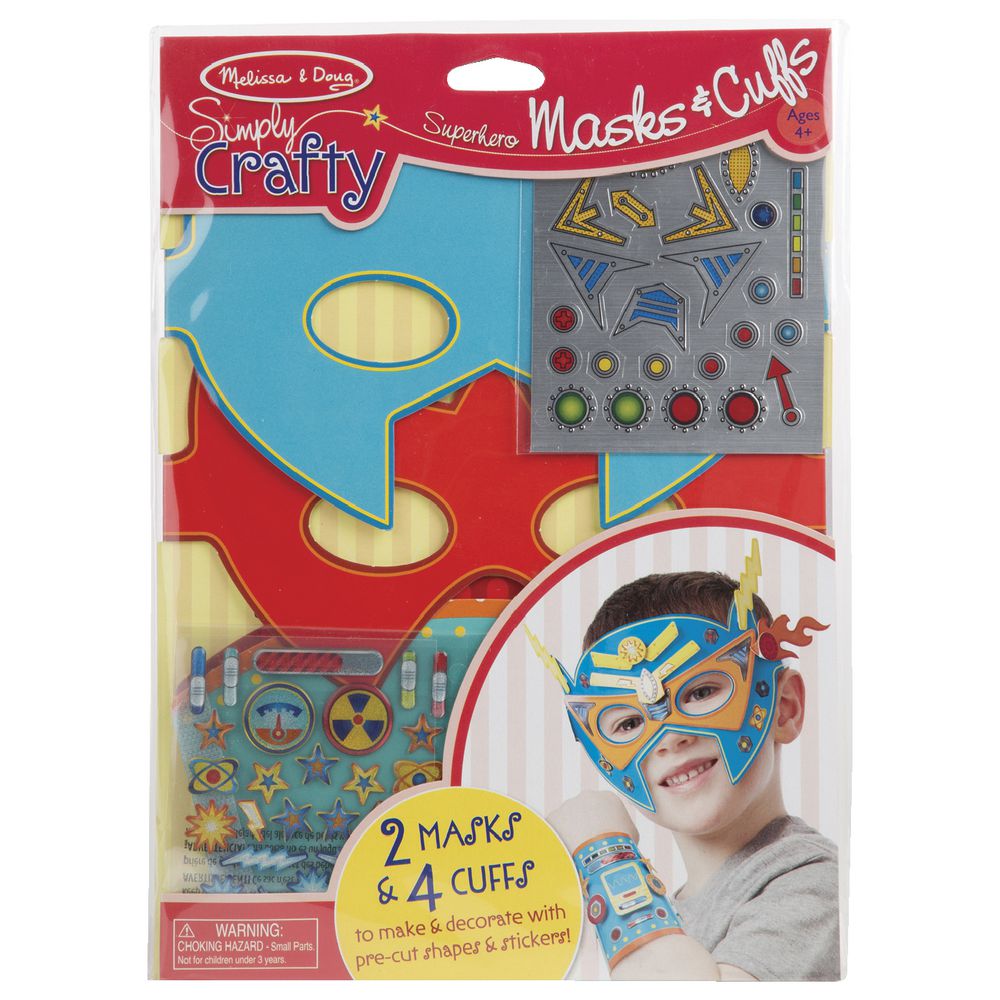 Melissa & Doug Simply Crafty Hero Masks