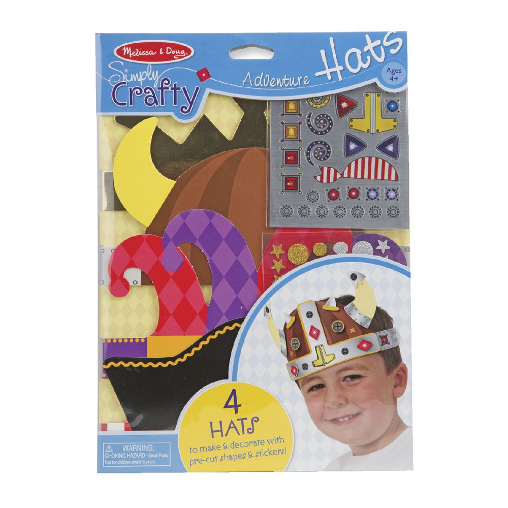 Melissa & Doug Simply Crafty Adventure Hats