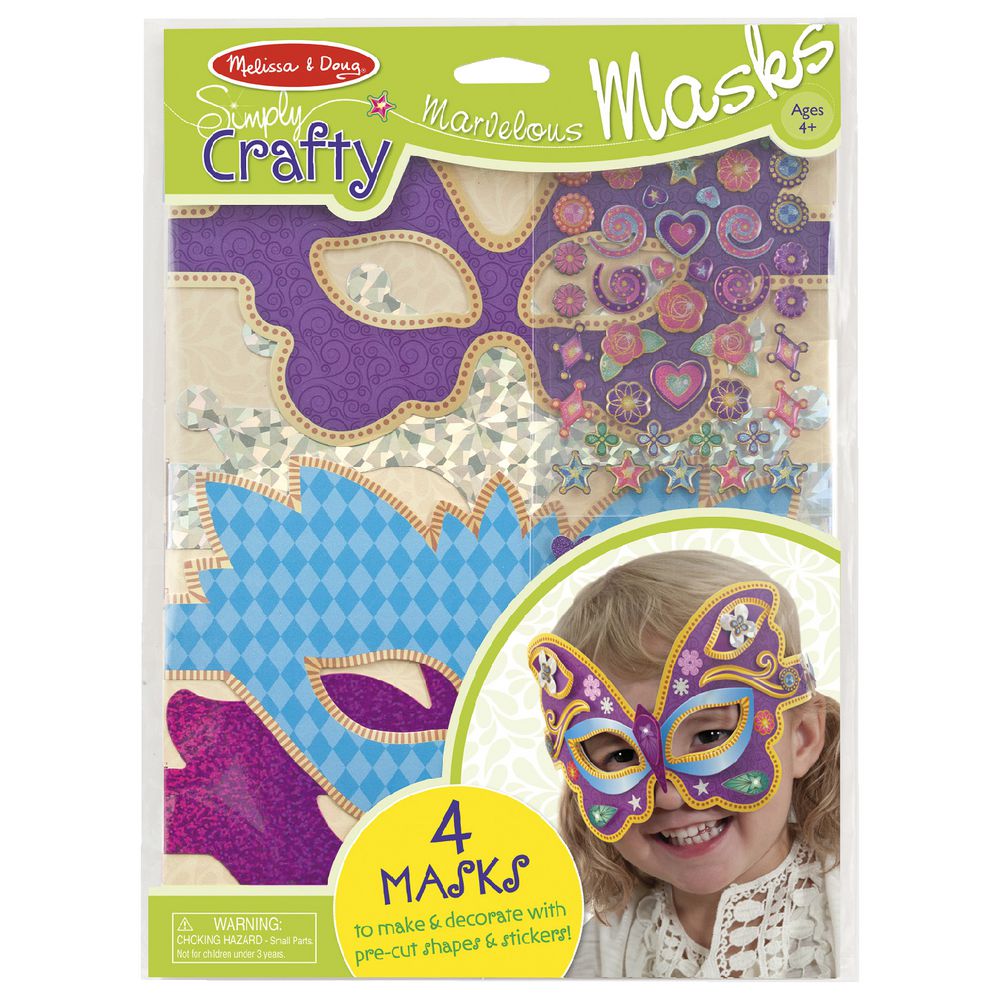 Melissa & Doug Simply Crafty Mask Kit
