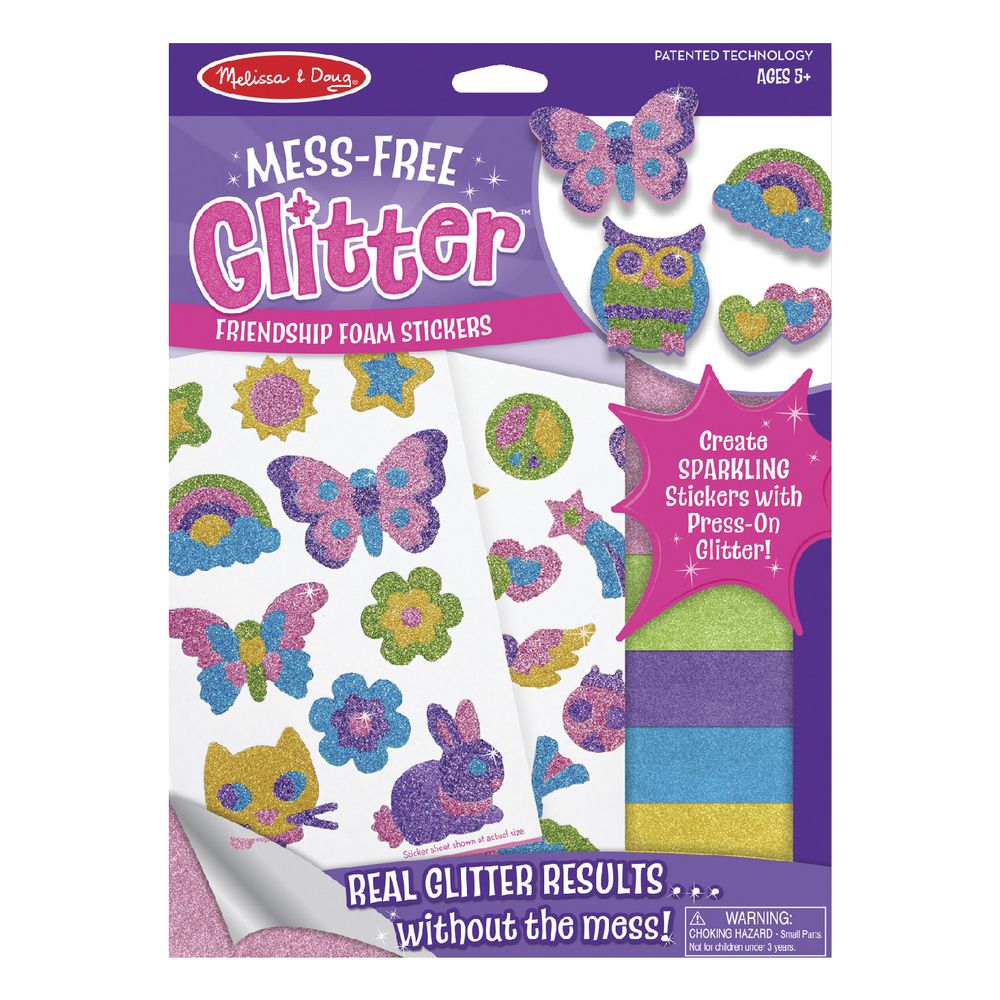 Melissa & Doug mess-free Glitter Friendship Stickers