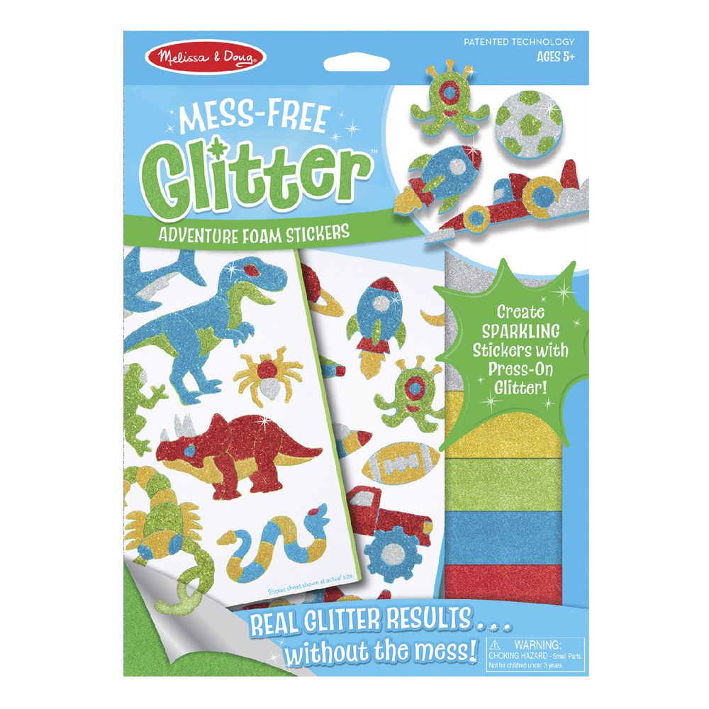 Melissa & Doug mess-free Glitter Adventure Stickers