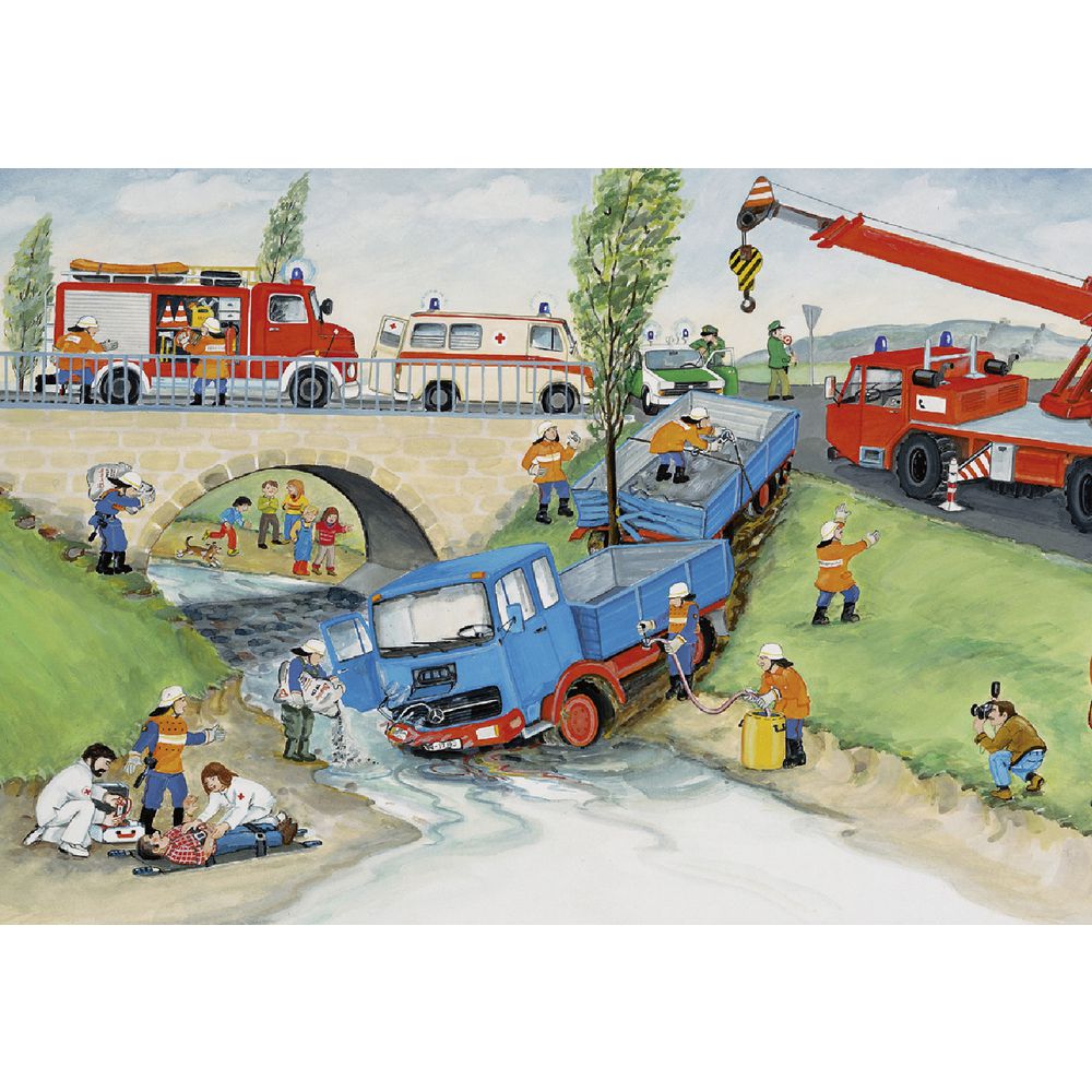 Ravensburger Busy Fire Brigade Puzzle 2 Pack