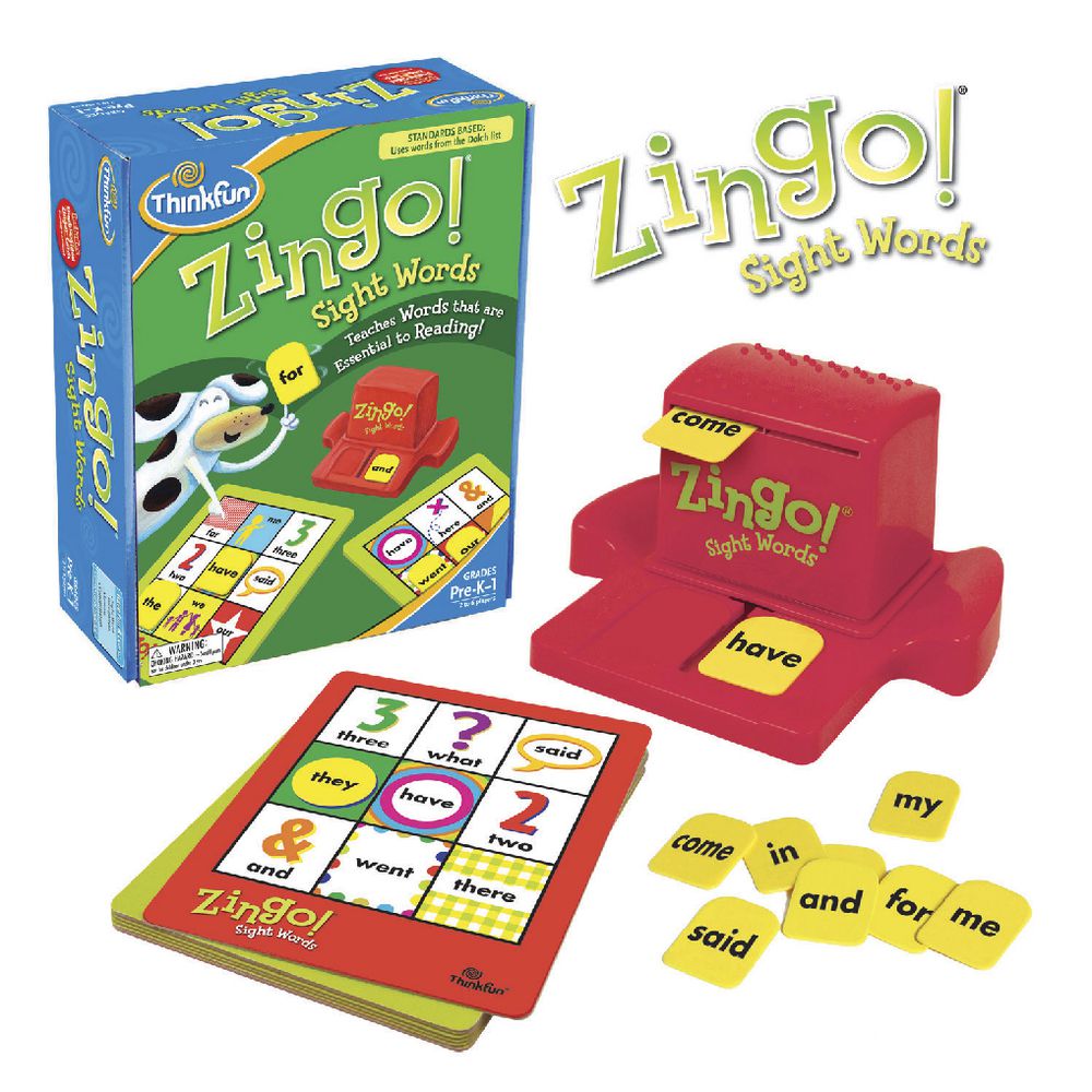 Thinkfun Zingo Sight Word Game 
