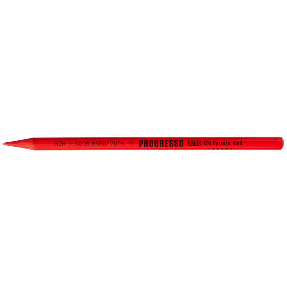 Koh-I-Noor Progresso Coloured Pencil Pyrrole Red