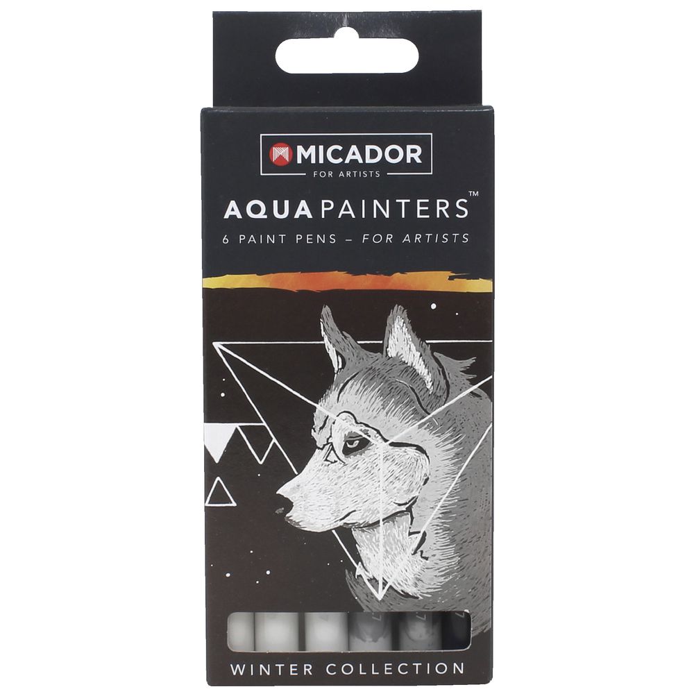 Micador for Artist AquaPainters Winter Collection 6 Pack