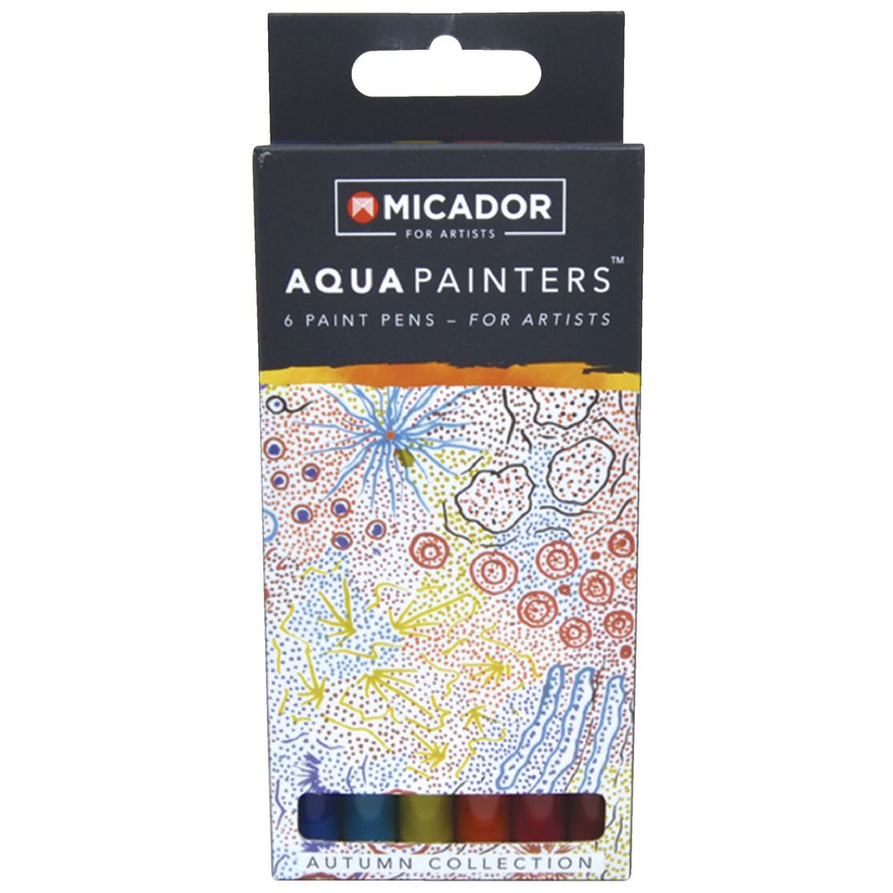 Micador for Artist AquaPainters Autumn Collection 6 Pack