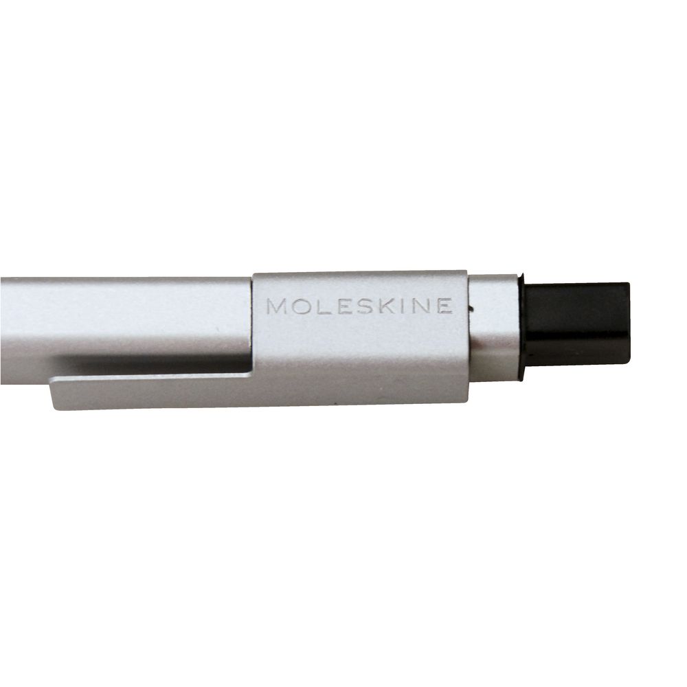 Moleskine Click Ballpoint Pen Medium Light Metal
