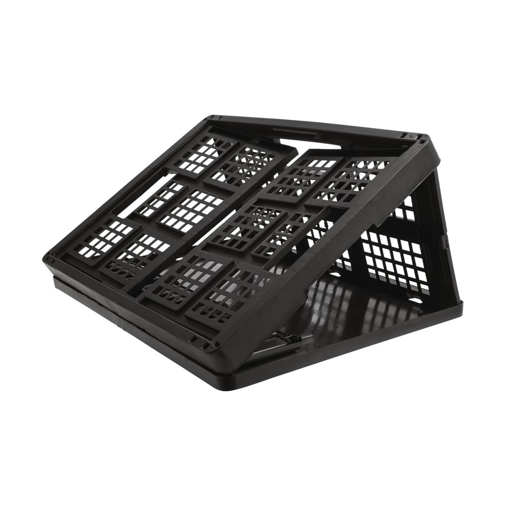 Really Useful 32L Folding Crate Black