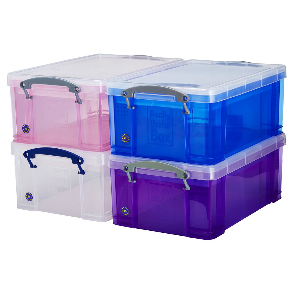 Really Useful Box 9L and Tray Blue