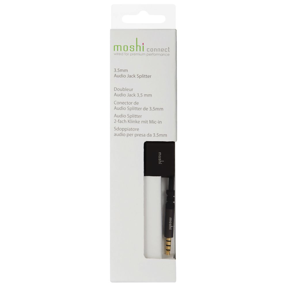 Moshi Audio Jack Splitter 3.5mm Black