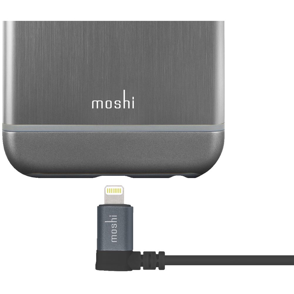 Moshi 90 Degree Lightning to USB Cable Black