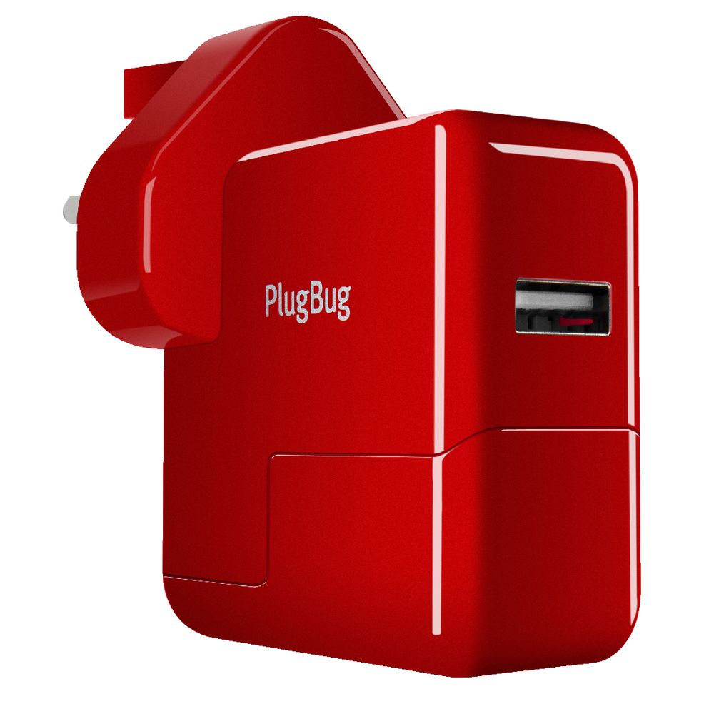 Twelve South PlugBug World MacBook Power Adaptor Red