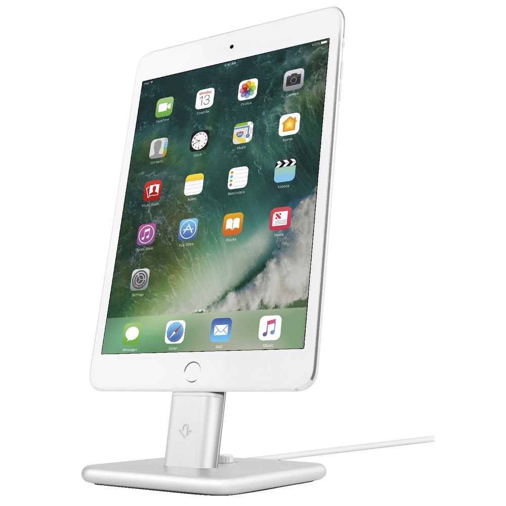 Twelve South Hi Rise 2 iPad and iPhone Charging Stand Silver