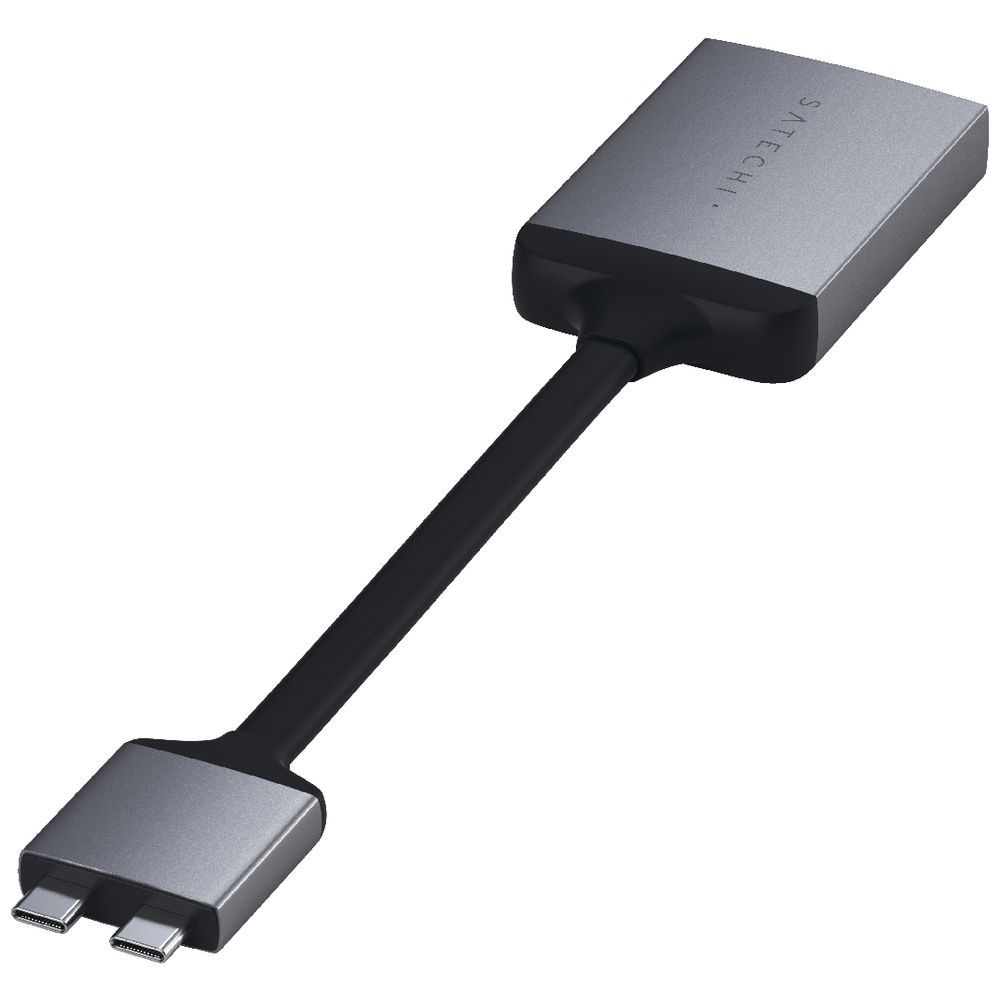 Satechi USB-C to Dual HDMI Adapter Space Grey | Officeworks