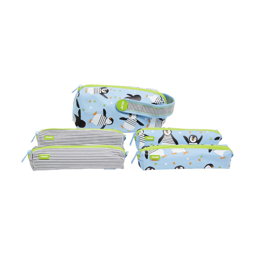 Milan Handy Pencil Case Set Penguins