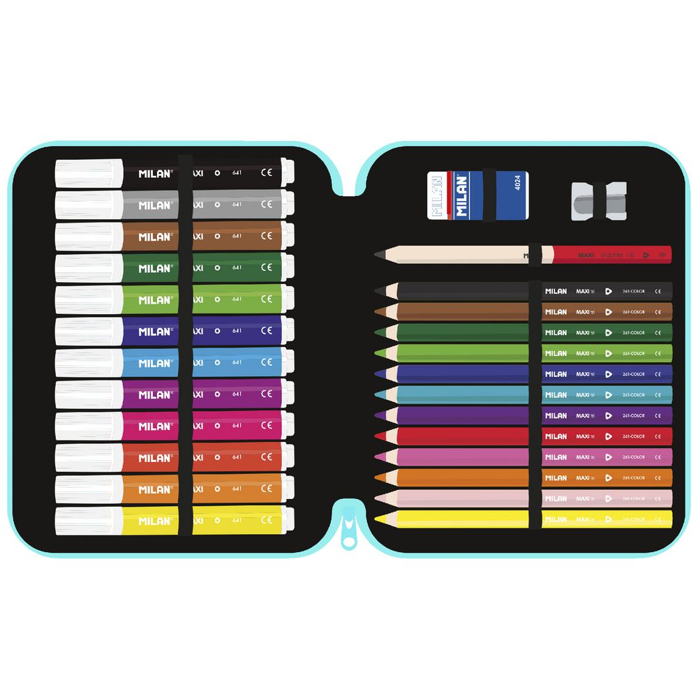 Milan Maxi Pencil Case Set Mimo
