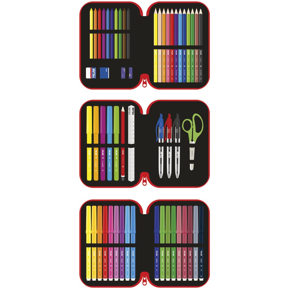 Milan Triple Decker Pencil Case Set Superhero