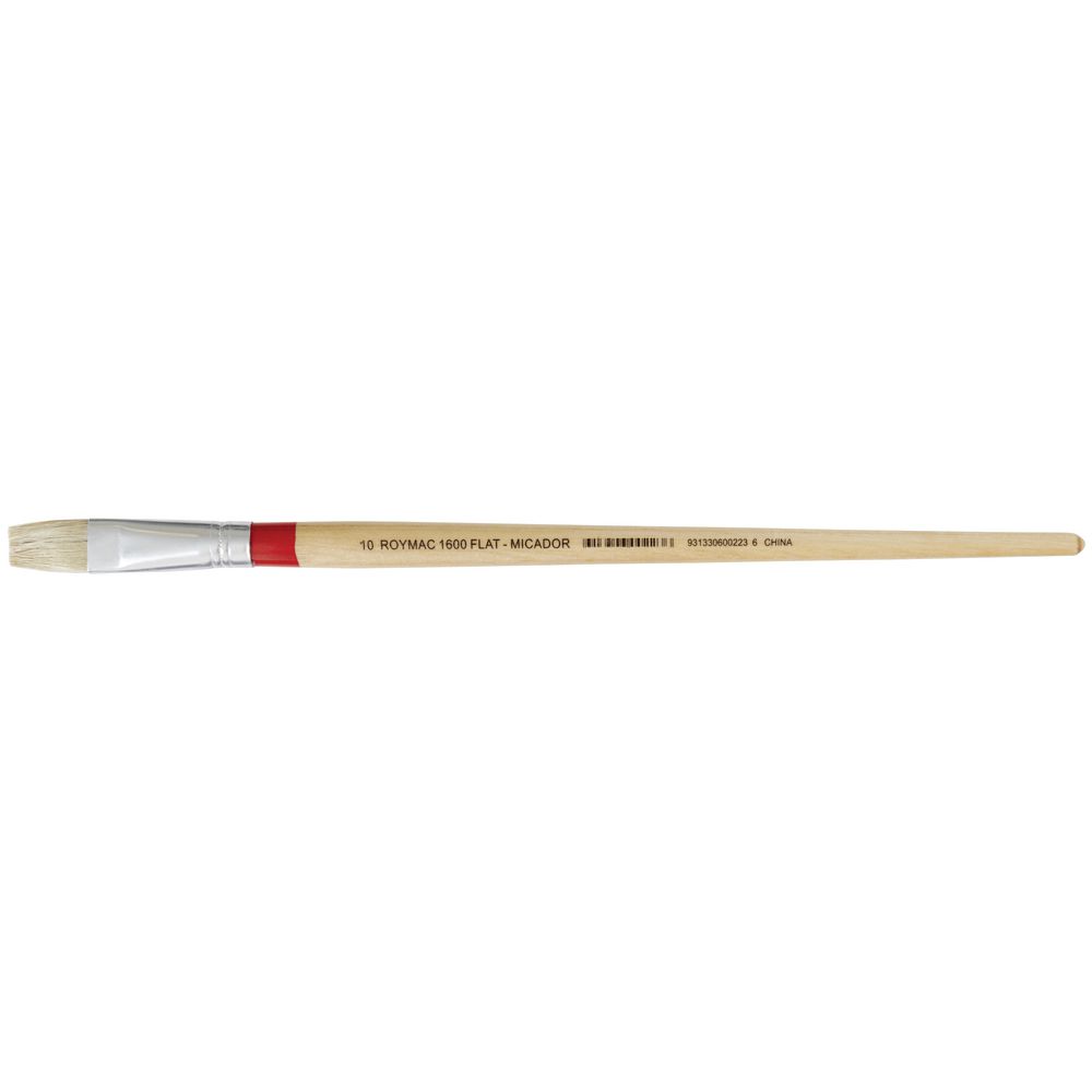 Roymac 1600 Paintbrush Flat Size 10 Officeworks