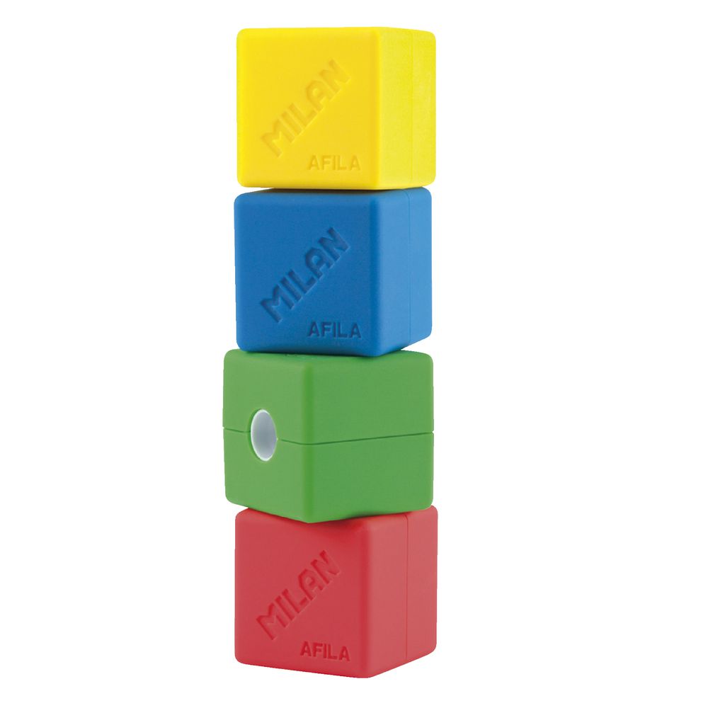 Milan Cubic Sharpener Assorted