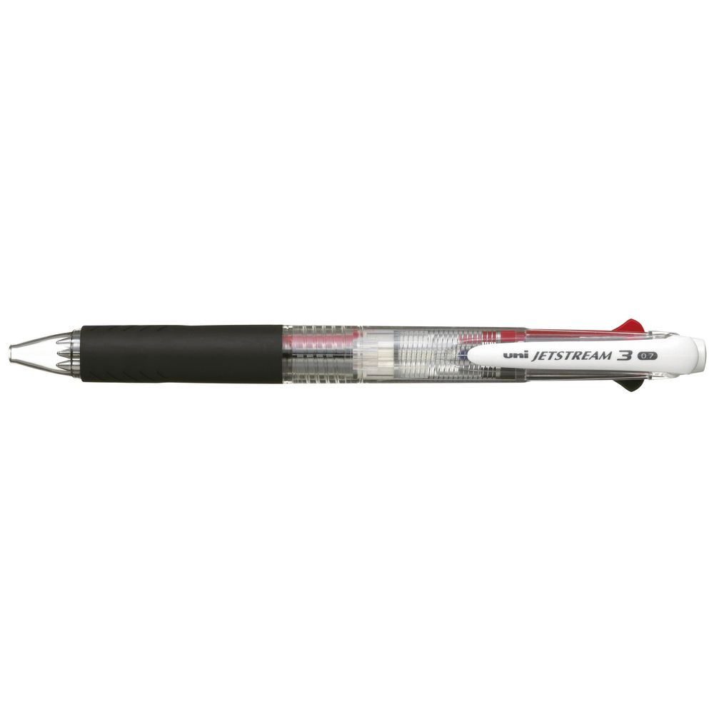 Uni Jetstream Retractable Rollerball Pen 3 Colours Clear