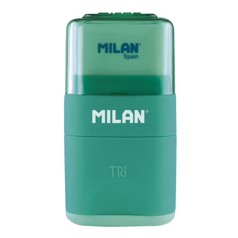 Milan Tri 1 Hole Sharpener and Eraser