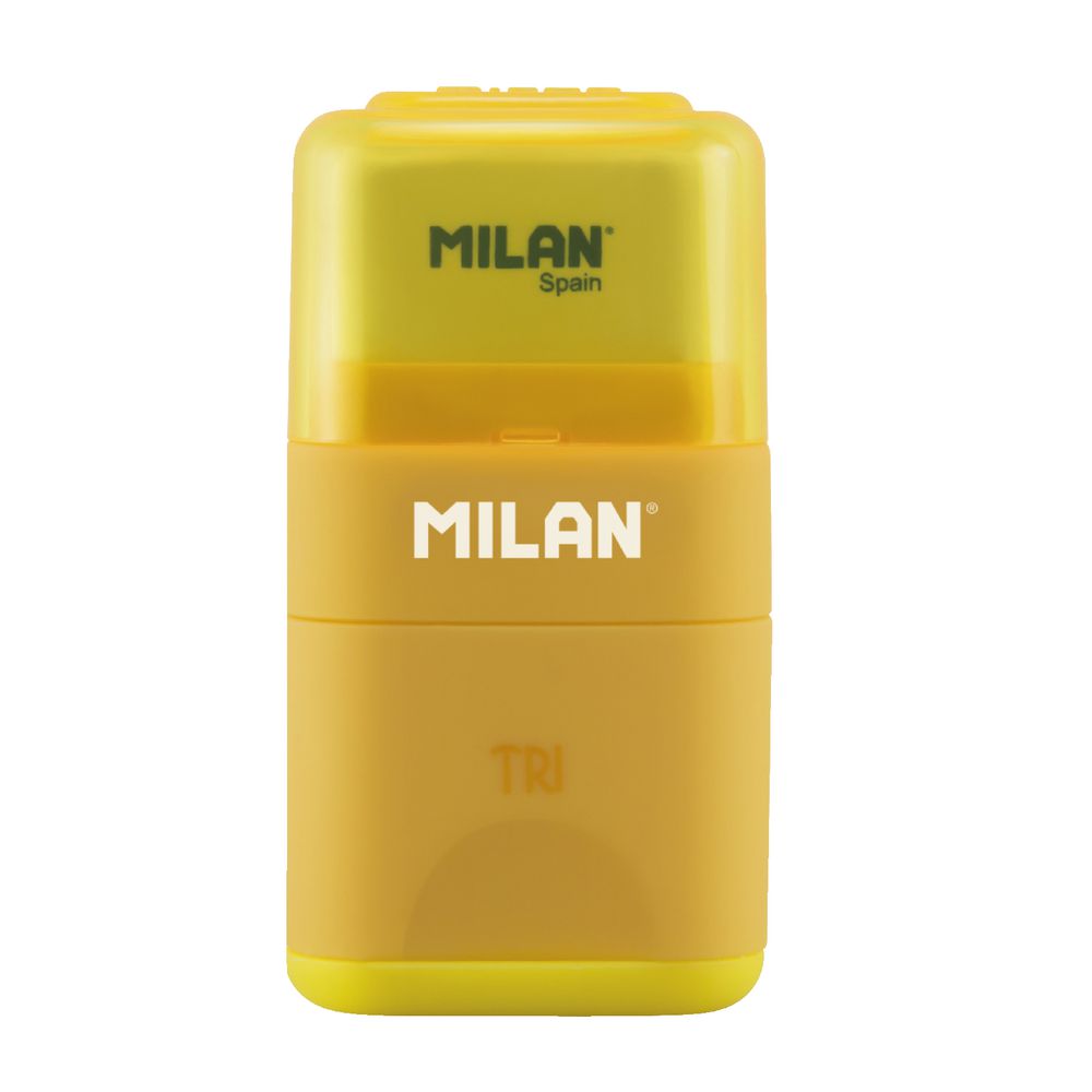 Milan Tri 1 Hole Sharpener and Eraser