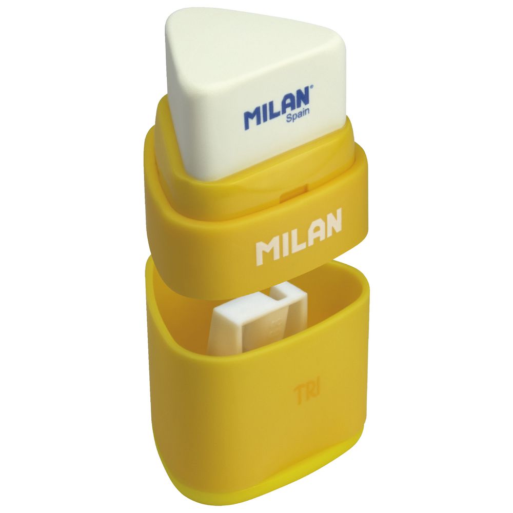 Milan Tri 1 Hole Sharpener and Eraser