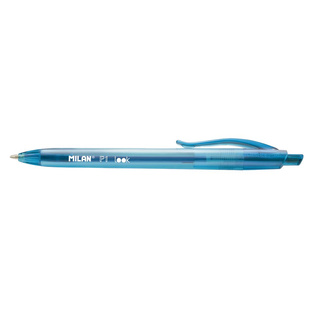 Milan P1 Look Ballpoint Pen Transparent Blue
