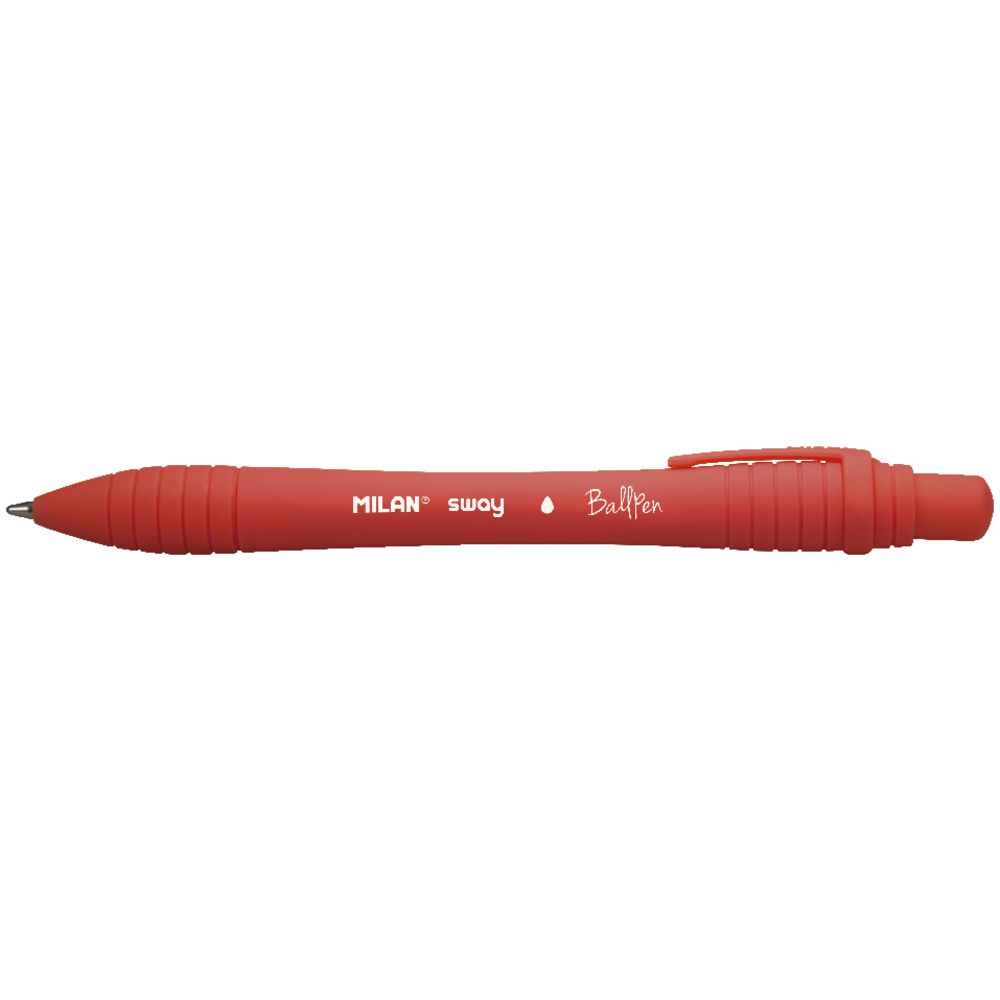 Milan Finetouch Sway Ballpoint Pen 0.7mm Red
