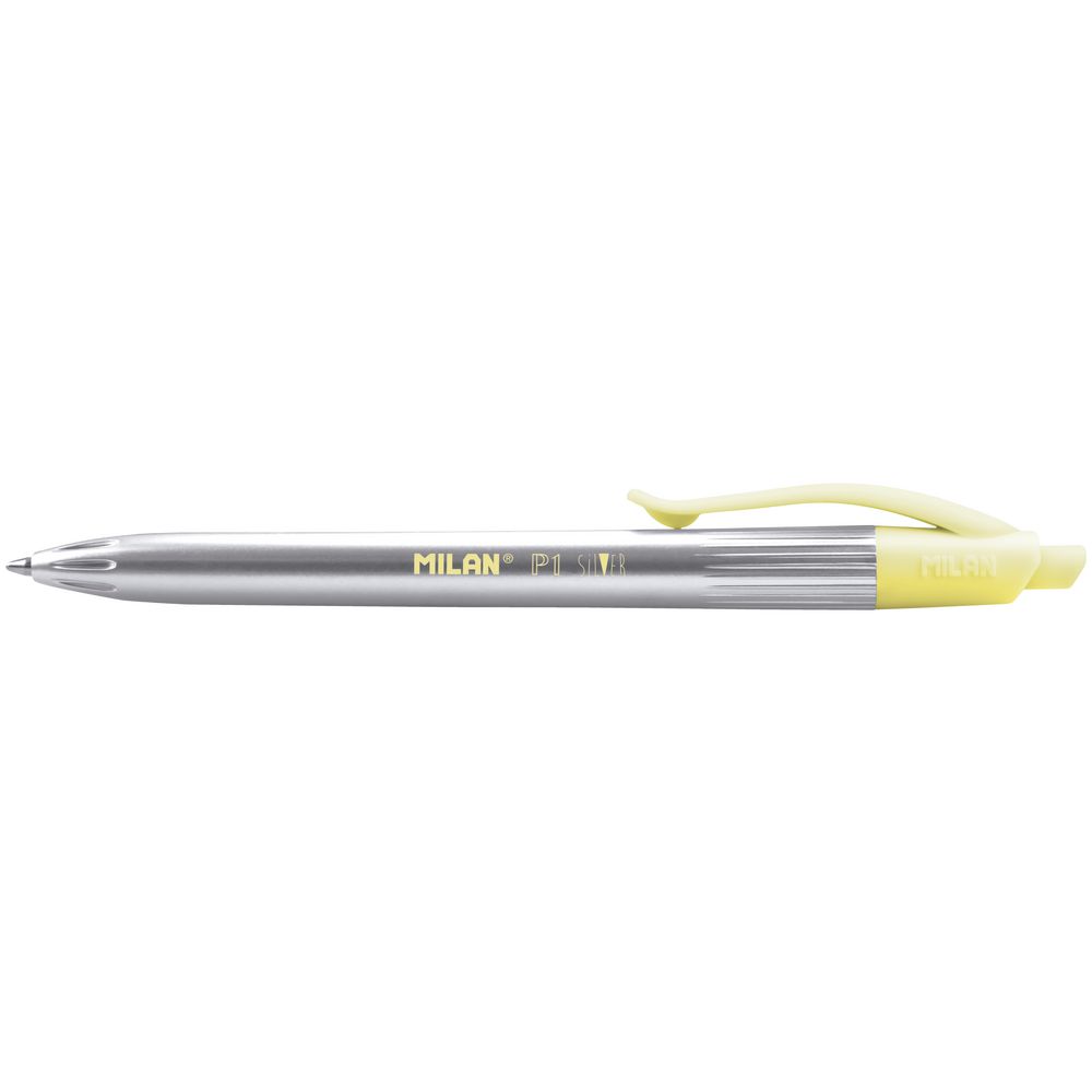 Milan P1 Silver Edition Ballpoint Pen 1.0mm Assorted